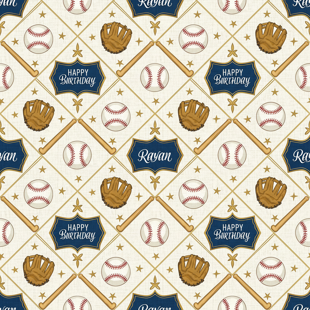 Personalized Birthday Wrapping Paper - 