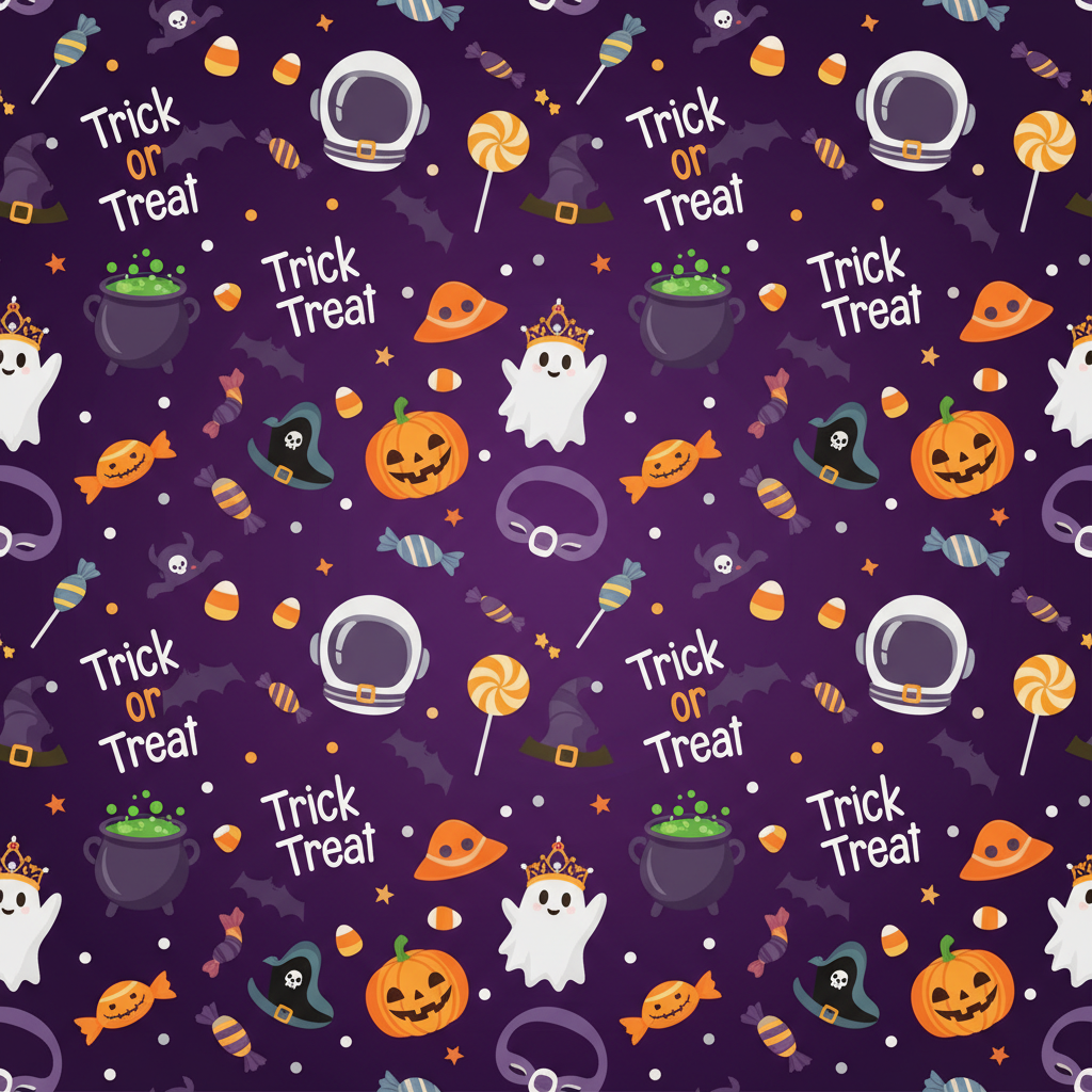 Personalized Halloween Wrapping Paper - design halloween paper with | Custom AI Design | Wrapelle