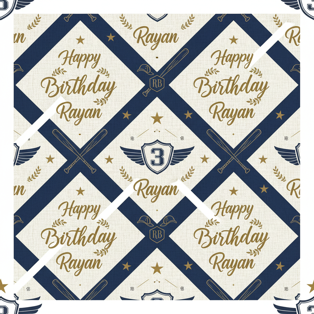 Personalized Birthday Wrapping Paper - 