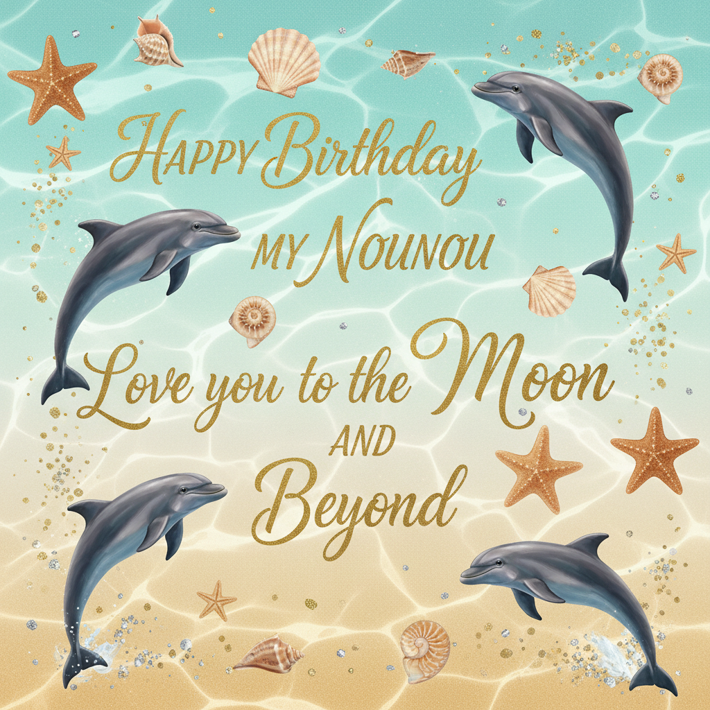 Personalized Birthday Wrapping Paper - happy birthday nounou, 