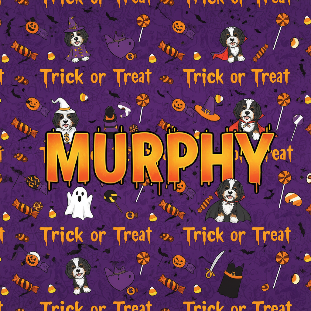 Personalized Halloween Wrapping Paper - design halloween paper with | Custom AI Design | Wrapelle