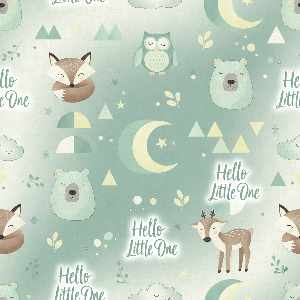 Personalized Baby Shower Wrapping Paper - create modern baby design | Custom AI Design | Wrapelle