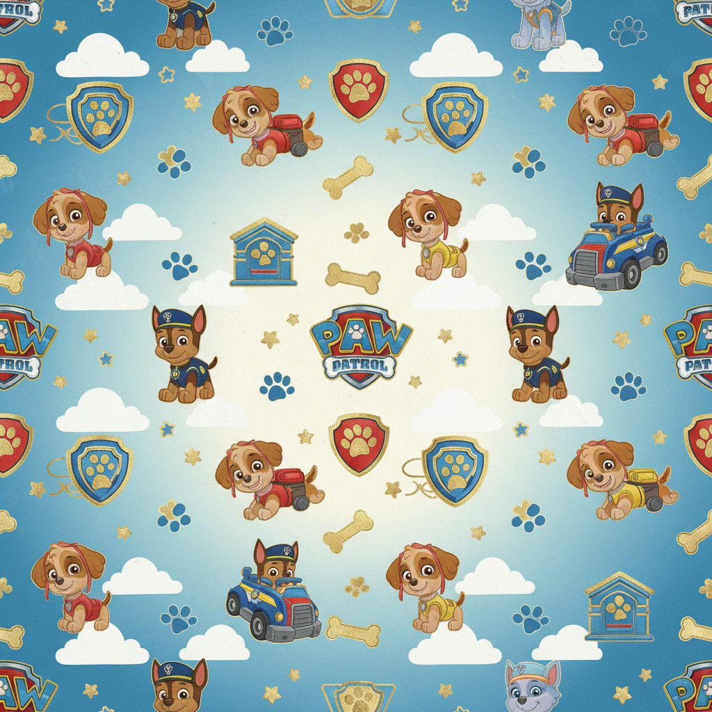Personalized Christmas Wrapping Paper - patrol | Custom AI Design | Wrapelle