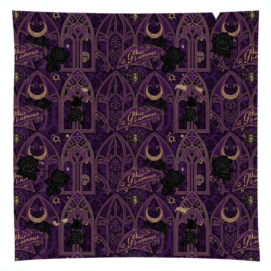 Personalized Halloween Wrapping Paper - create luxury halloween design | Custom AI Design | Wrapelle