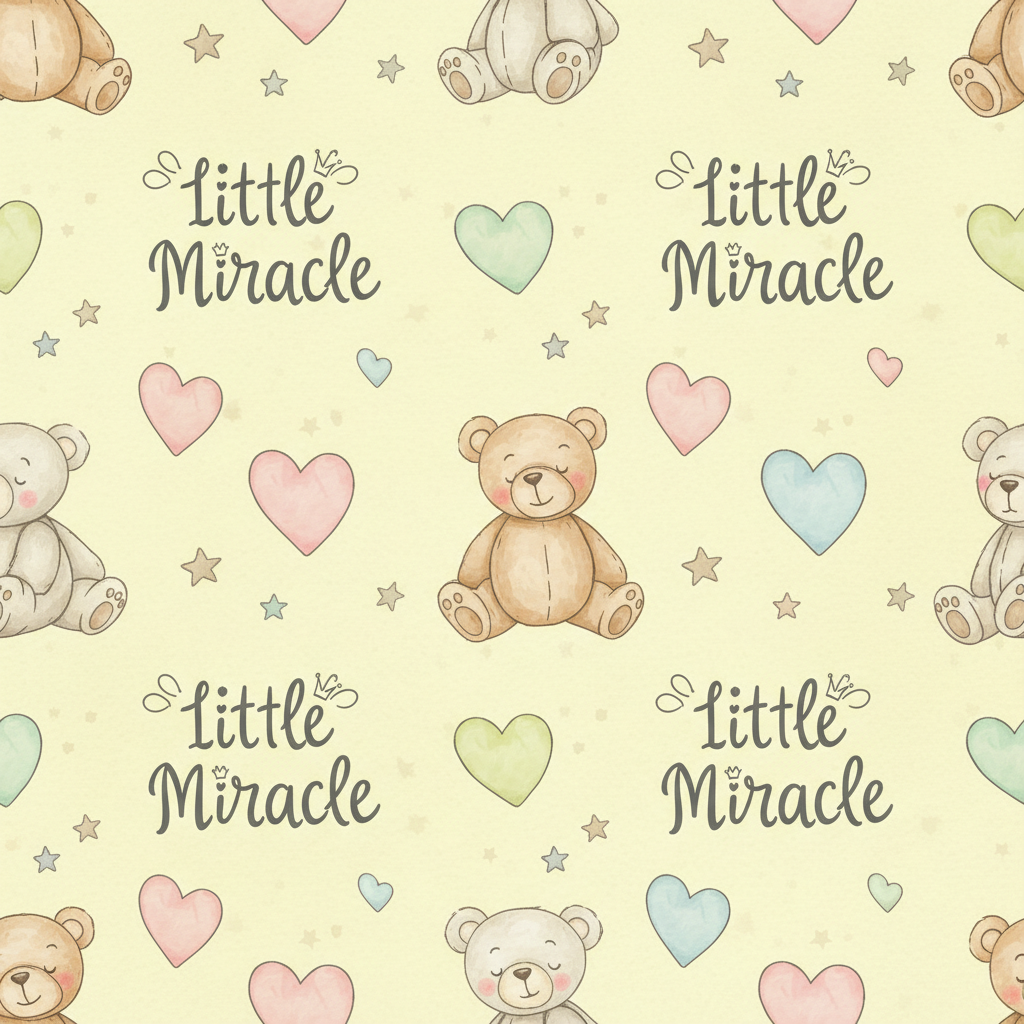 Personalized Baby Shower Wrapping Paper - make sweet baby wrap | Custom AI Design | Wrapelle