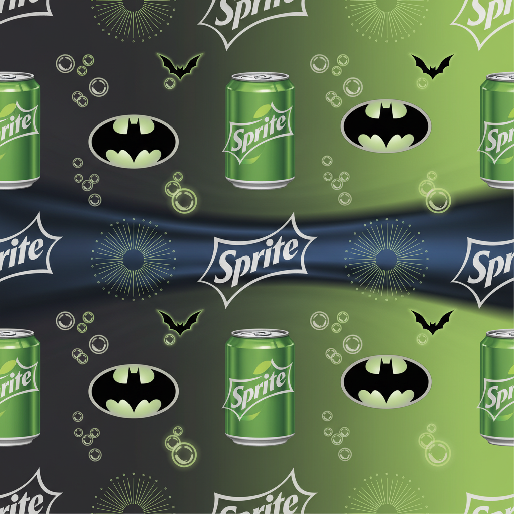 Personalized Christmas Wrapping Paper - batman sprite | Custom AI Design | Wrapelle