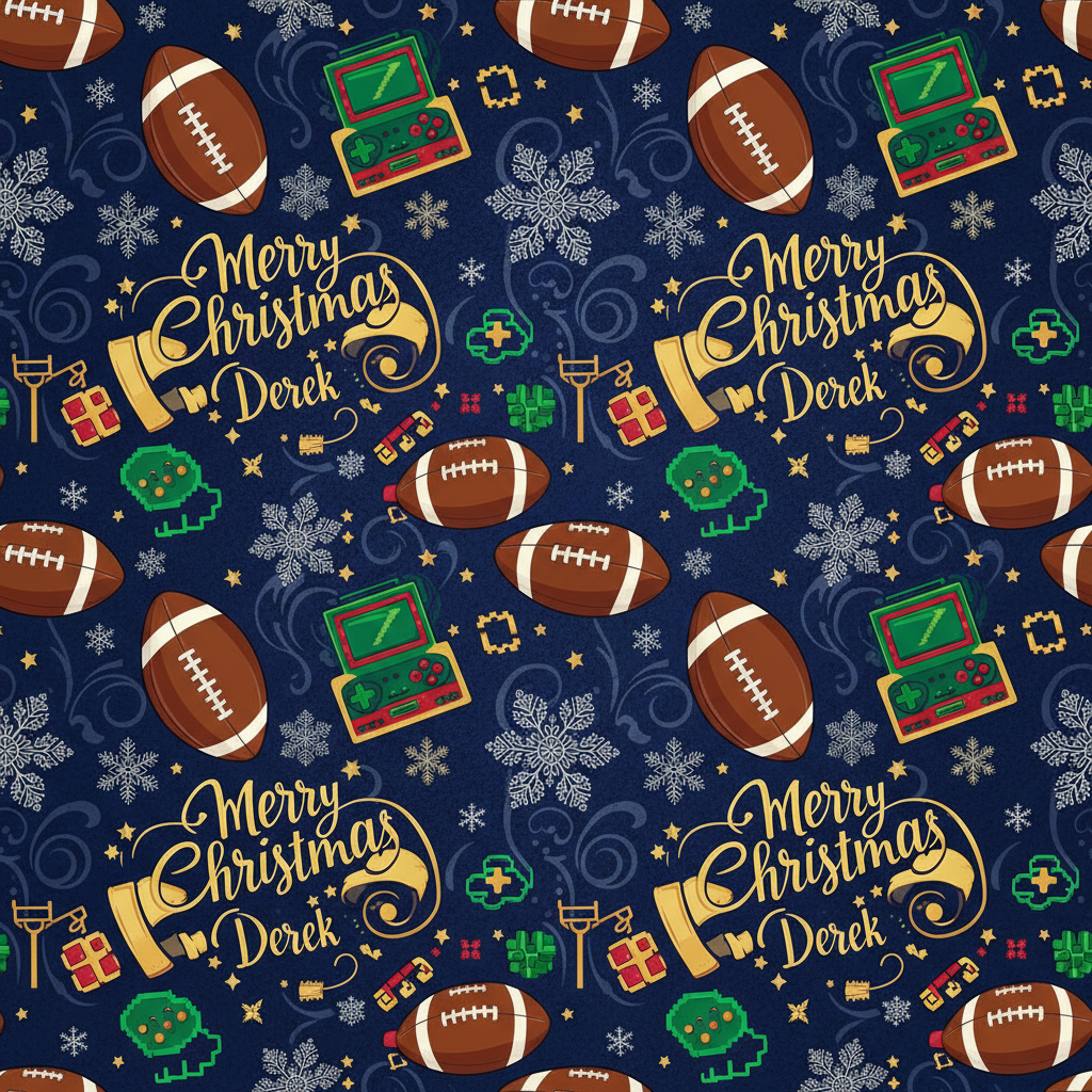 Personalized Christmas Wrapping Paper - 