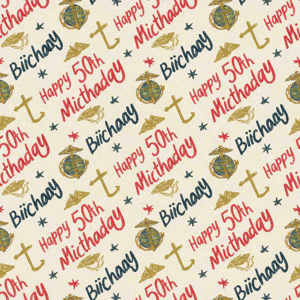 Personalized Birthday Wrapping Paper - 