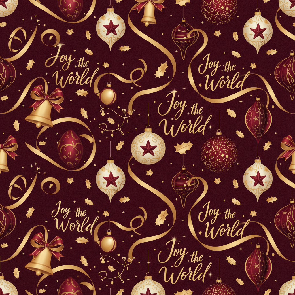 Personalized Christmas Wrapping Paper - make festive christmas wrap | Custom AI Design | Wrapelle
