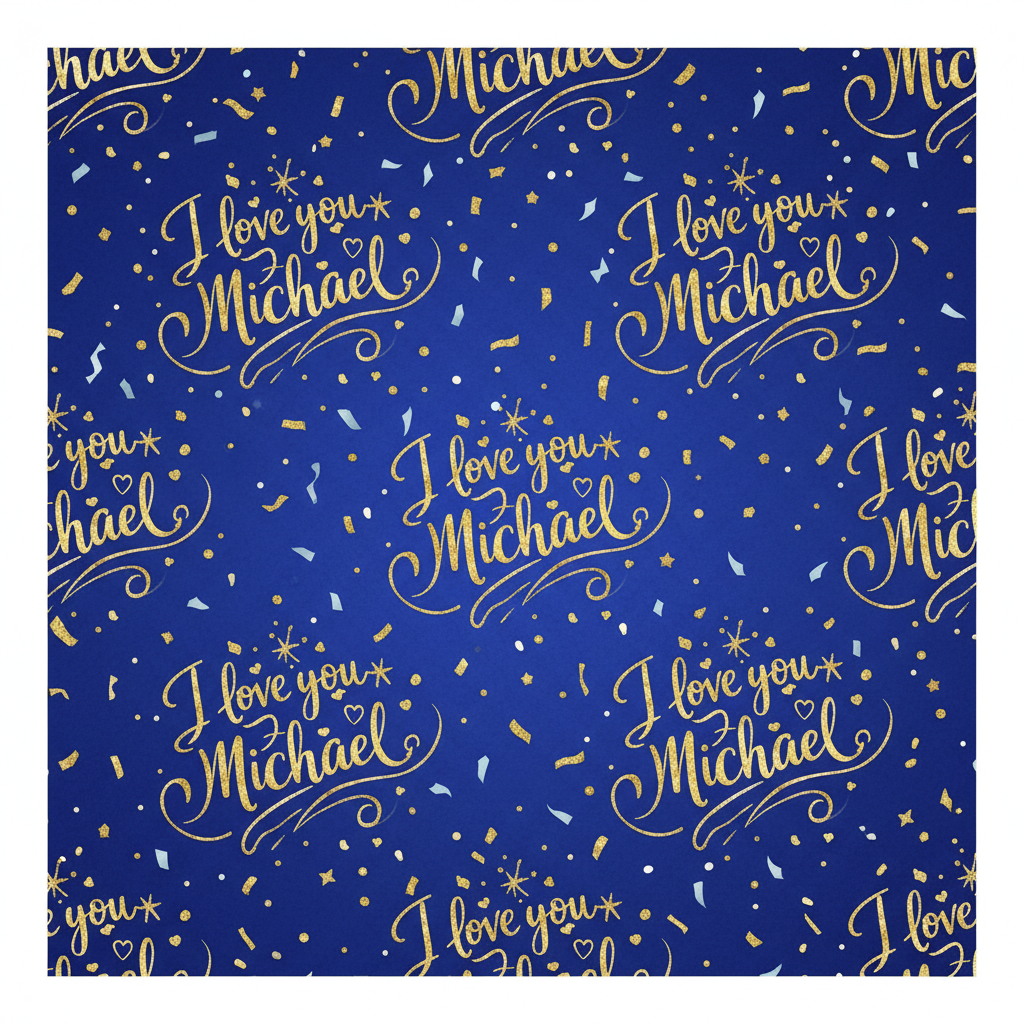 Personalized Everyday Wrapping Paper - create wrapping paper with | Custom AI Design | Wrapelle