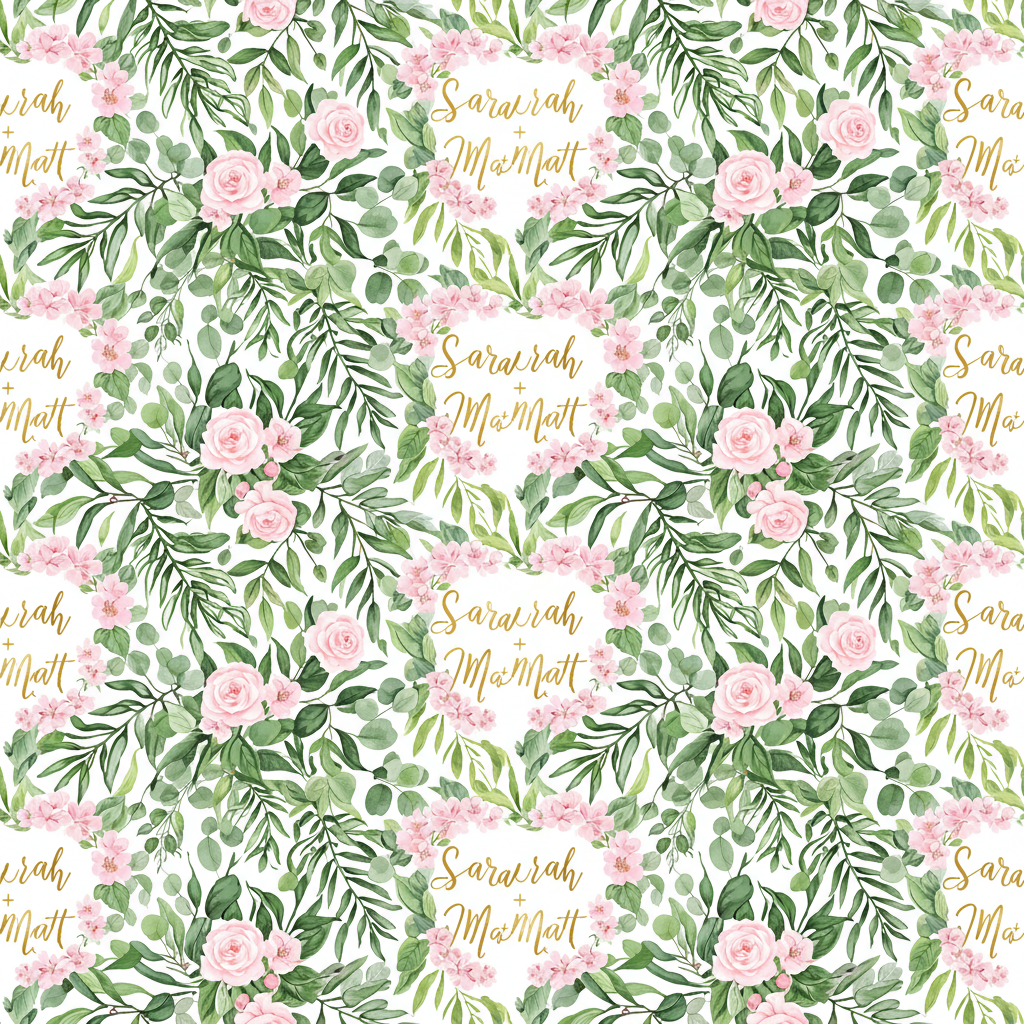 Personalized Wedding Wrapping Paper - friends getting married! want | Custom AI Design | Wrapelle