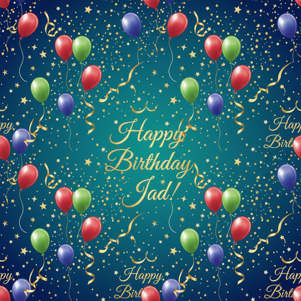 Personalized Birthday Wrapping Paper - create vibrant festive wrapping | Custom AI Design | Wrapelle