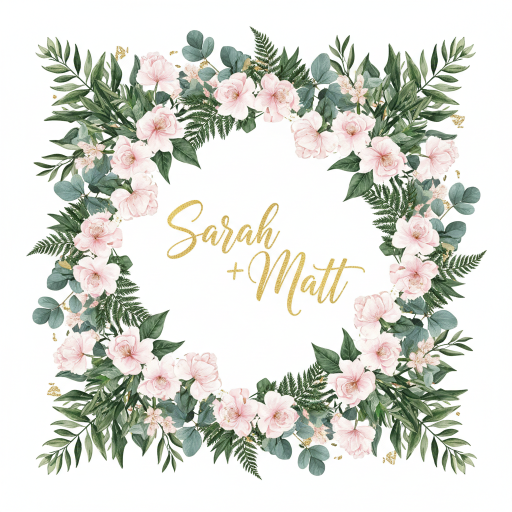 Personalized Wedding Wrapping Paper - create exquisite wrapping paper | Custom AI Design | Wrapelle