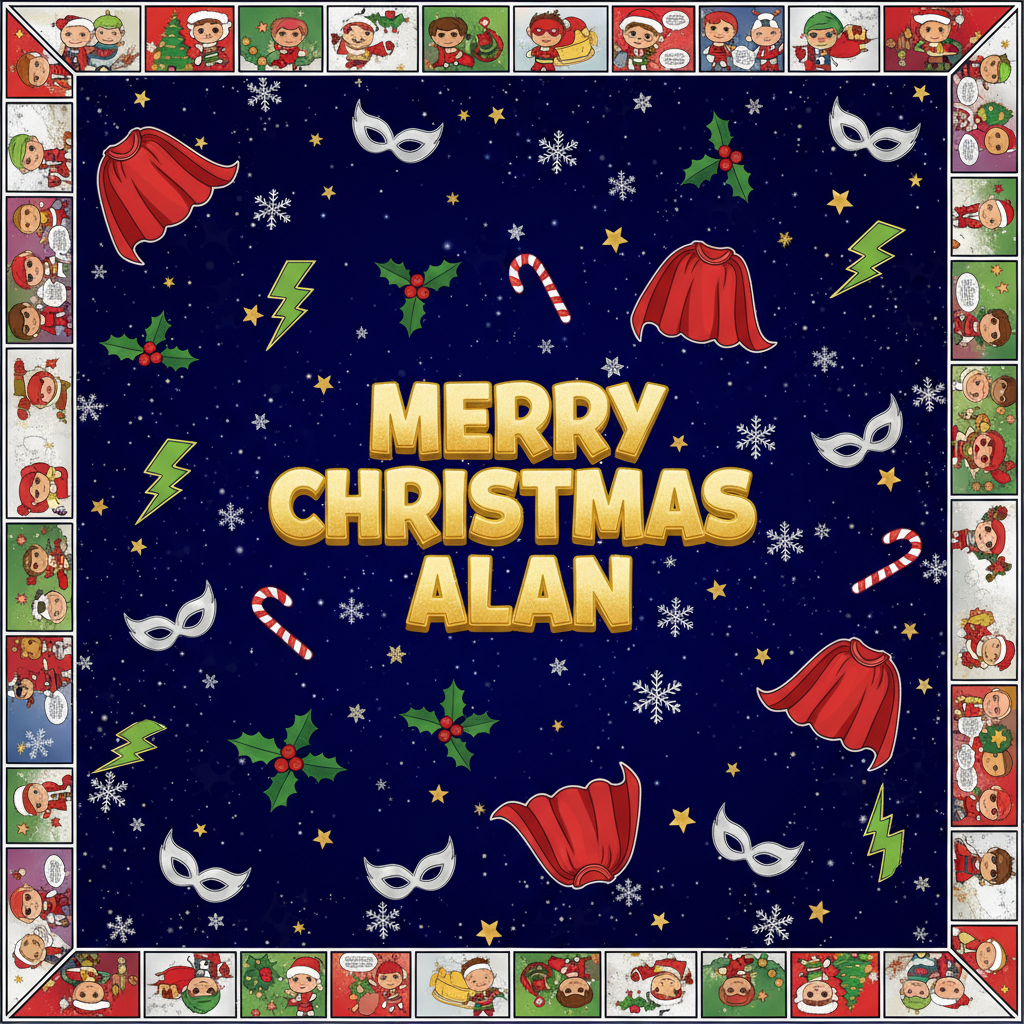 Personalized Christmas Wrapping Paper - create captivating christmas wrapping | Custom AI Design | Wrapelle