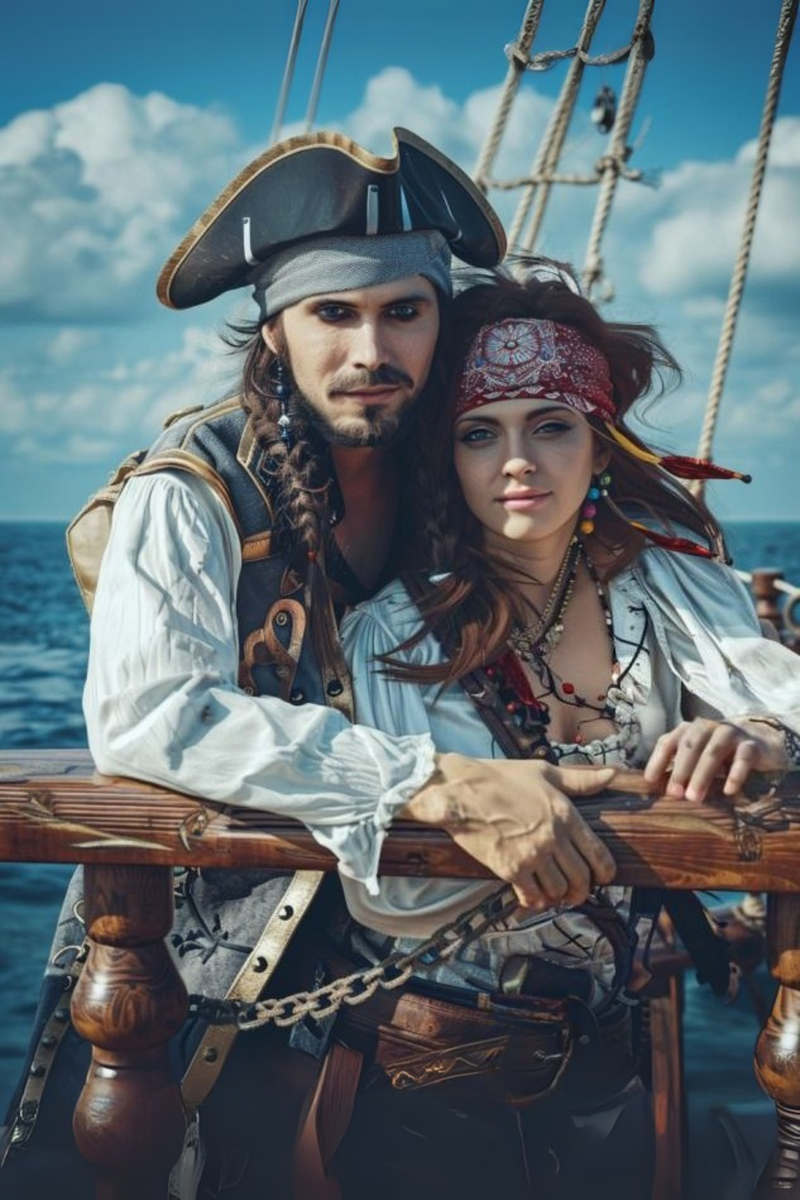 Pirate Custom Portrait - Personalized Canvas | Premium Canvas Portraits