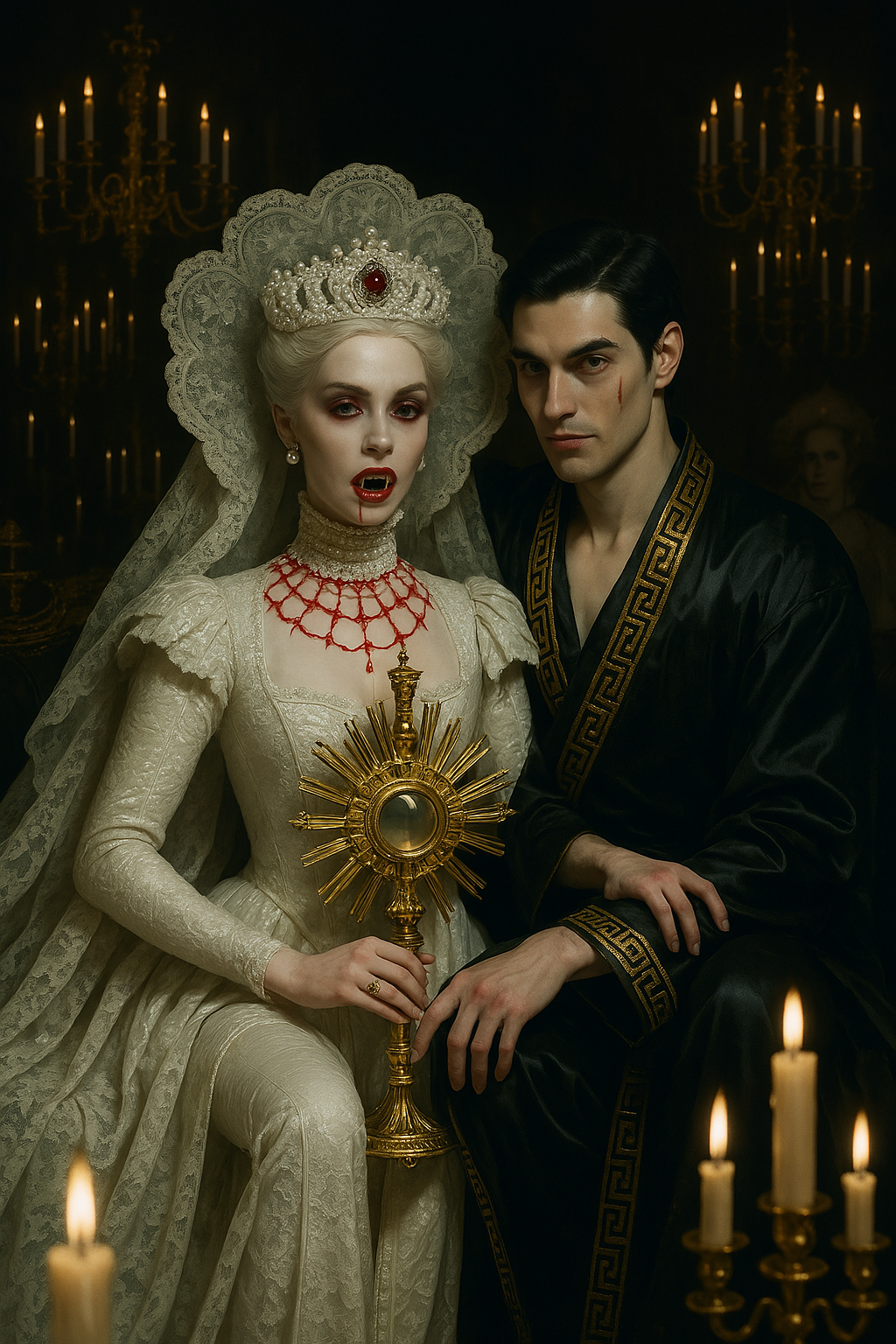 Gothic Custom Portrait - Personalized Canvas | Premium Canvas Portraits